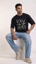 Out side printed T-shirt