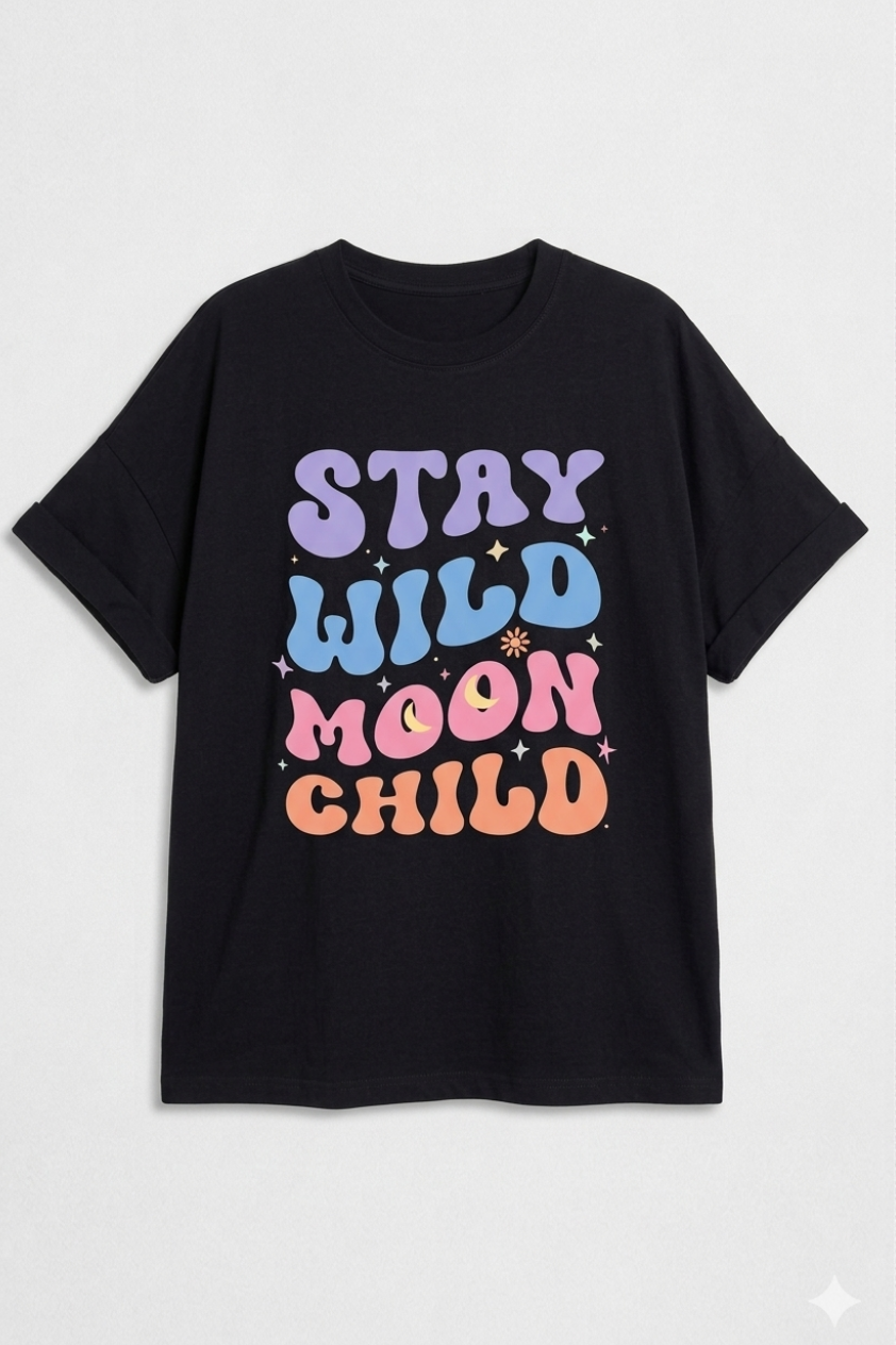 Oversized Drop Shoulder T-Shirt – Soft Cotton Polyester Blend | 150 GSM Lightweight Streetwear Tee