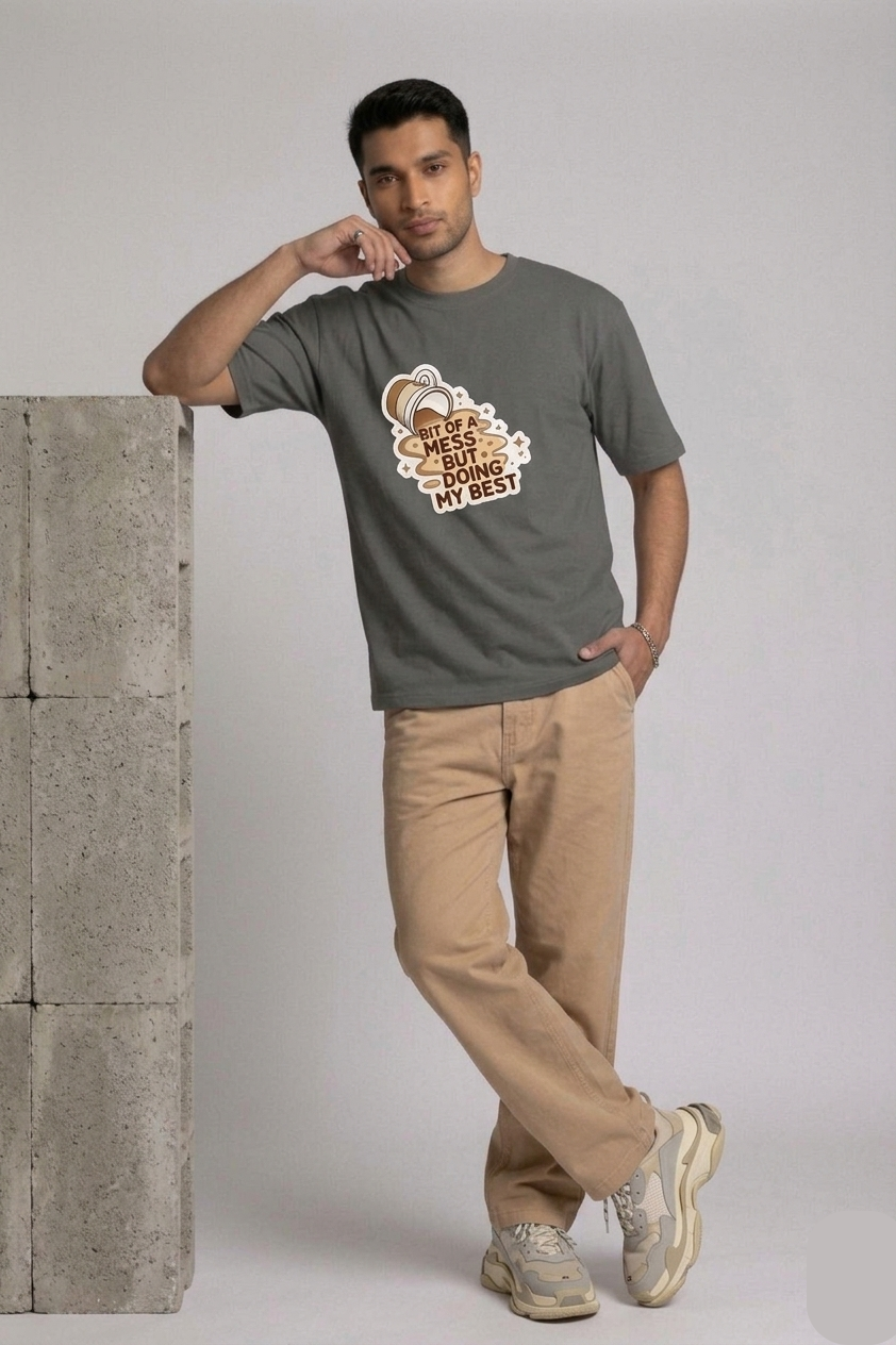 Grey Printed T-shirt