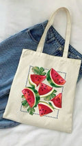 Watermelon Canvas Tote Bag